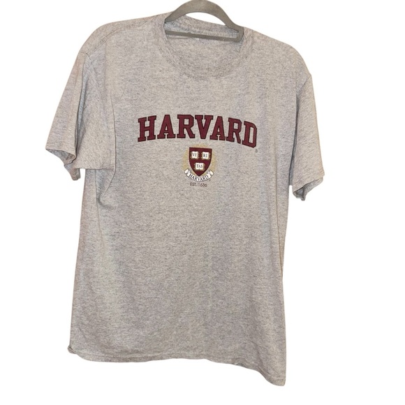 Champion Harvard University Shirt Ivy League Shirt College NCAA grey size large - Picture 1 of 3